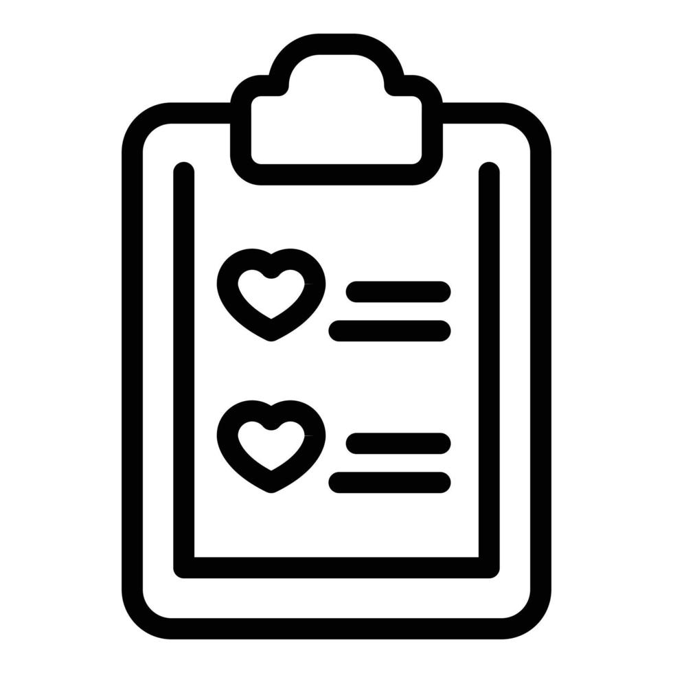 Small wishlist icon outline vector. Website cart vector