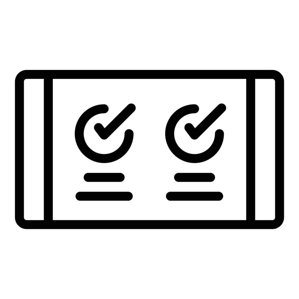 People website icon outline vector. New form vector
