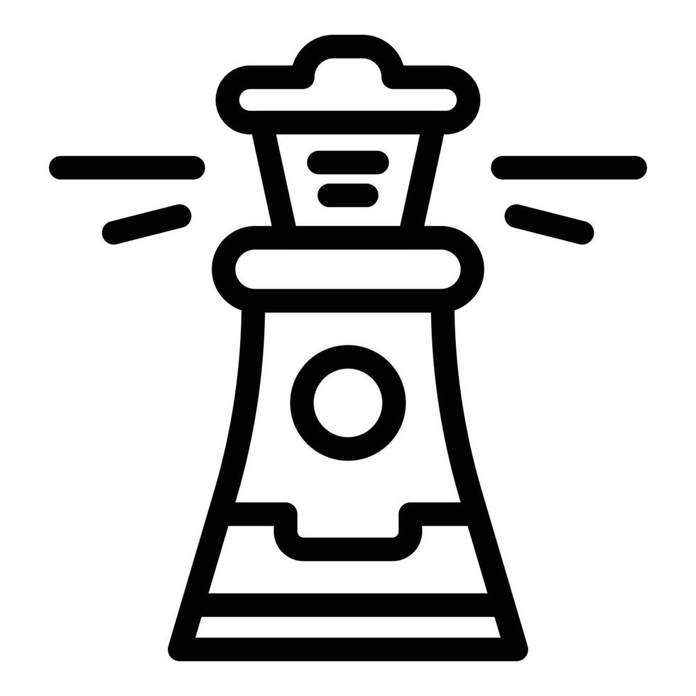Hiring lighthouse icon outline vector. Job team vector