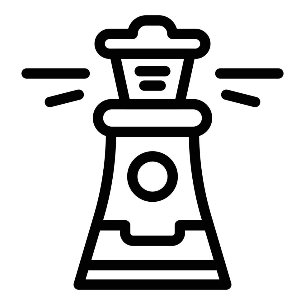 Hiring lighthouse icon outline vector. Job team vector