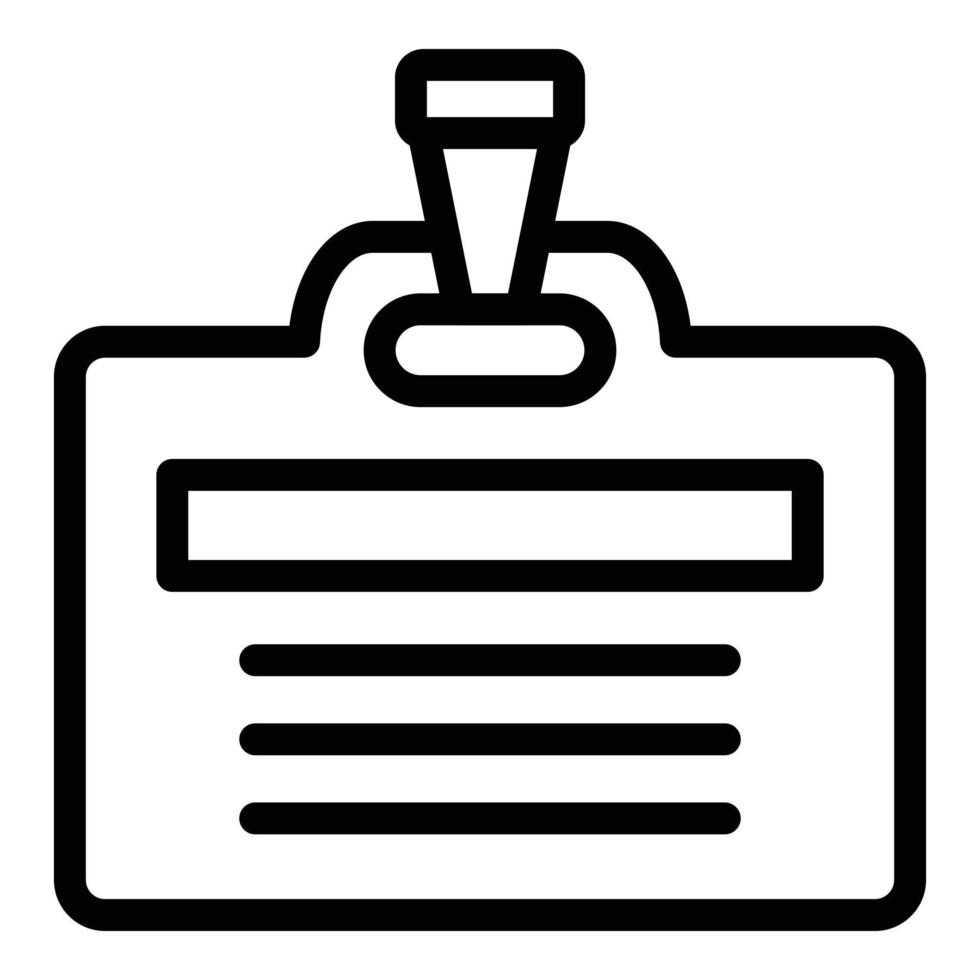 Loyalty card icon outline vector. Customer program vector