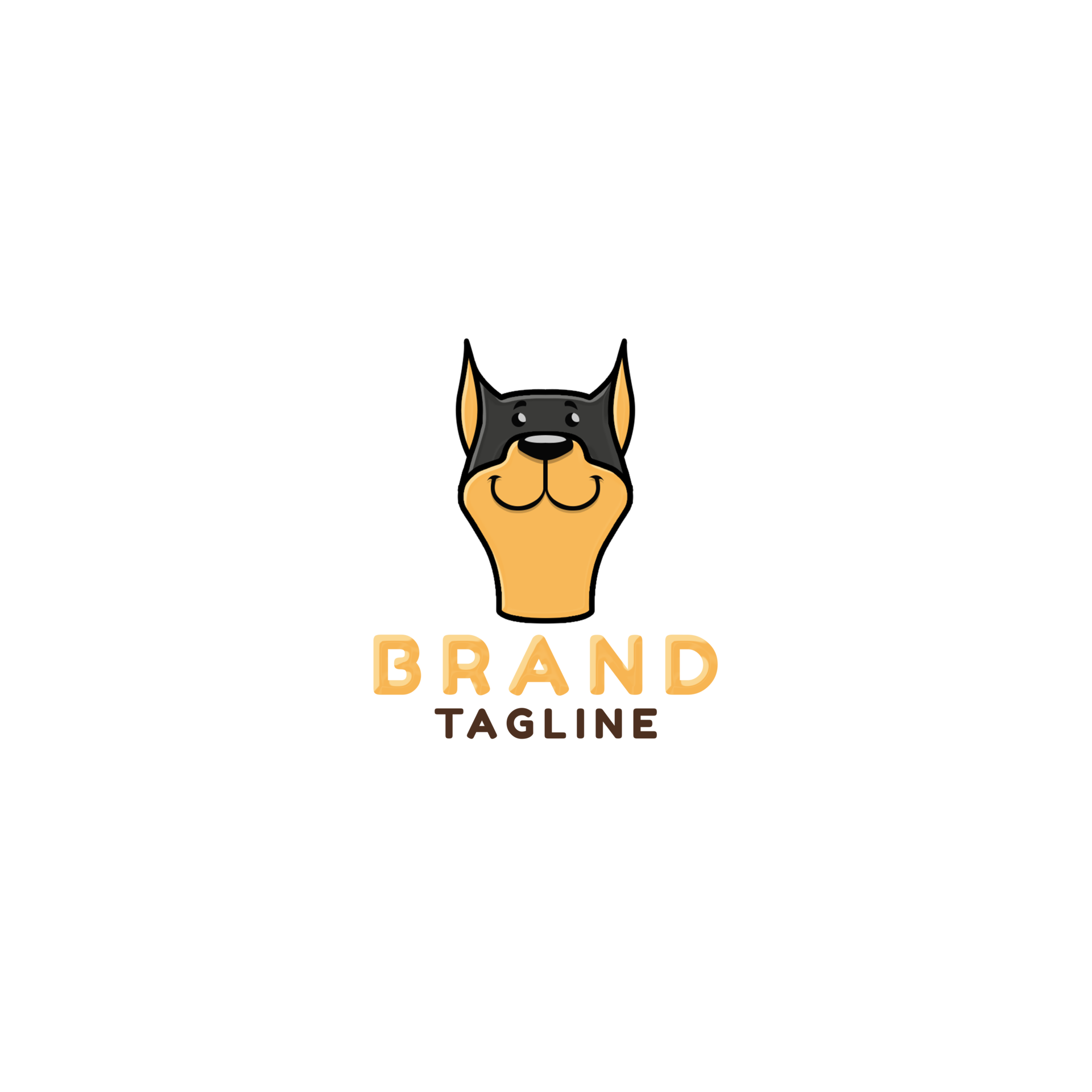 Dog Logo With Cartoon Modern Design 15214116 PNG dog-logo-with-cartoon-modern-design-15214116-png