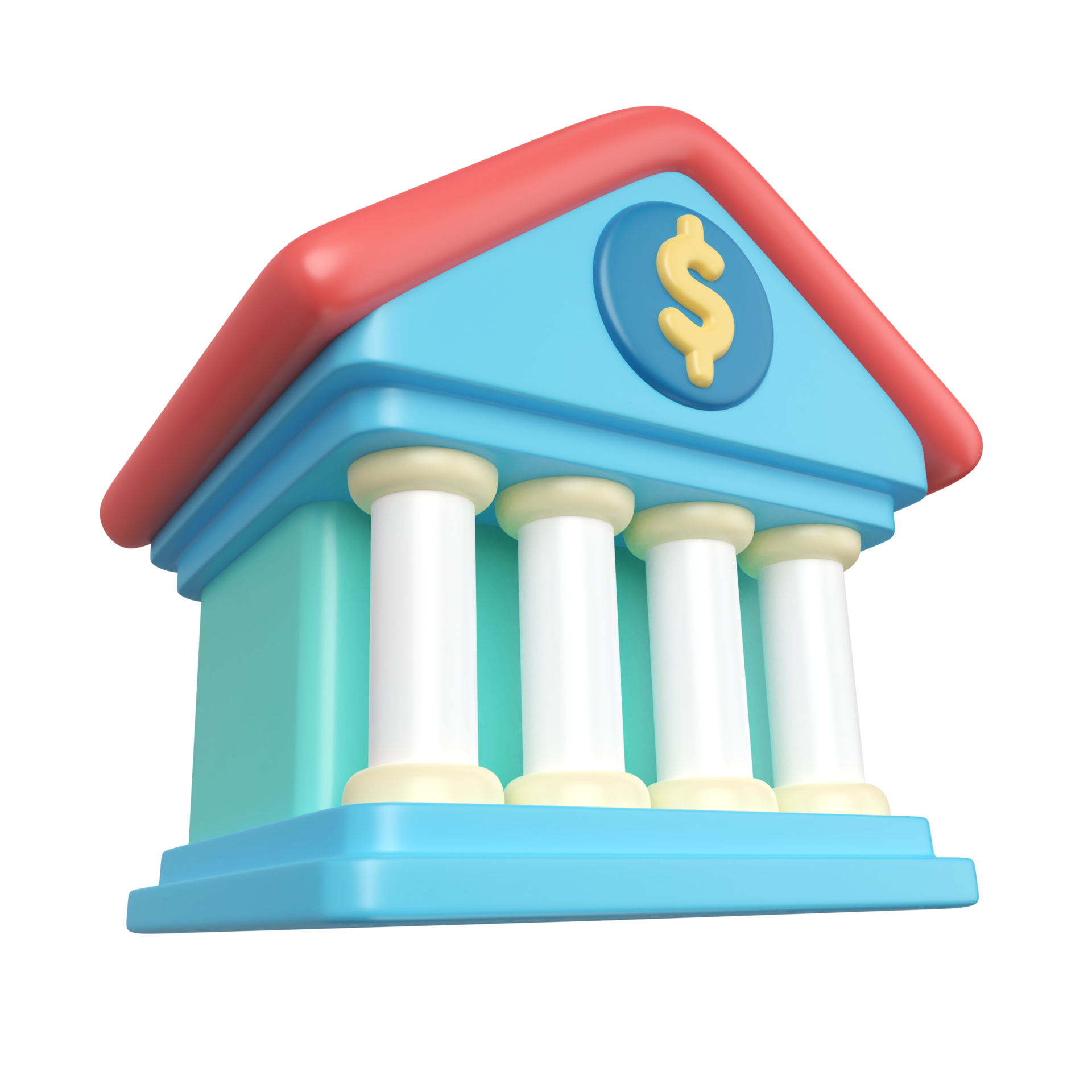 Free Bank 3d Illustration Icon 15214718 Png With Transparent Background