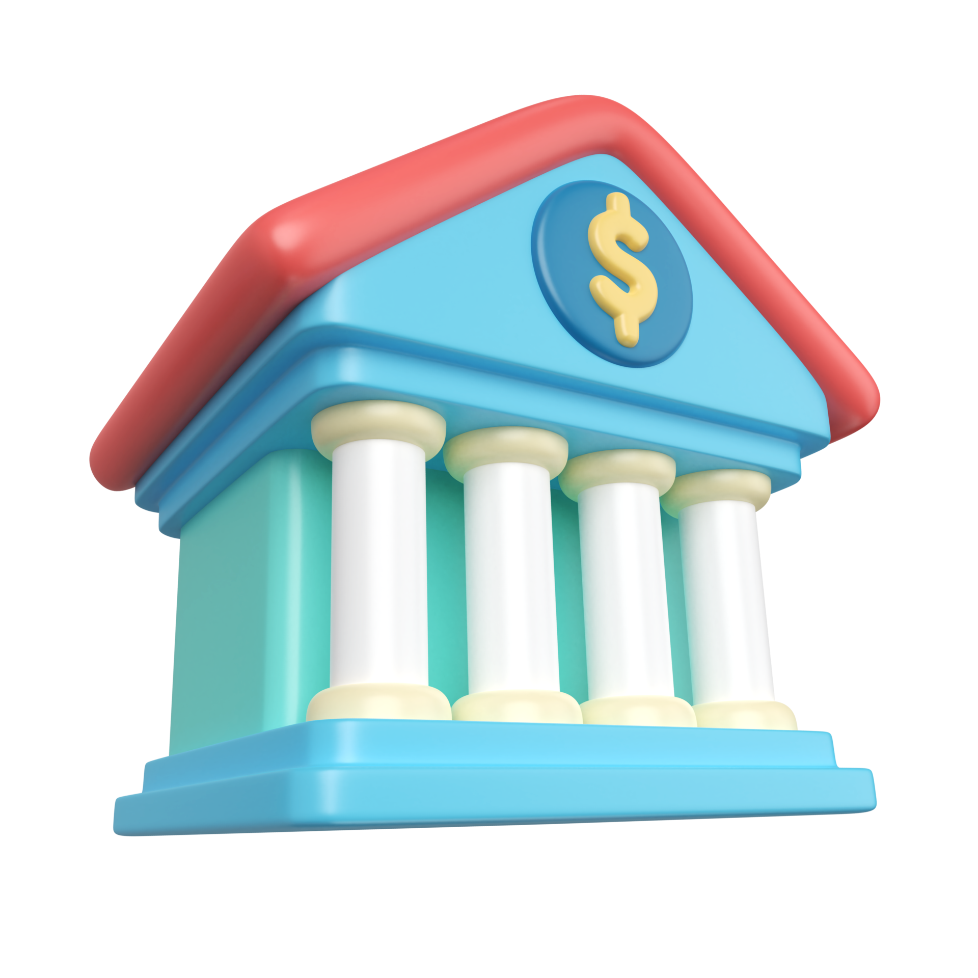 Free Bank 3d Illustration Icon 15214718 Png With Transparent Background