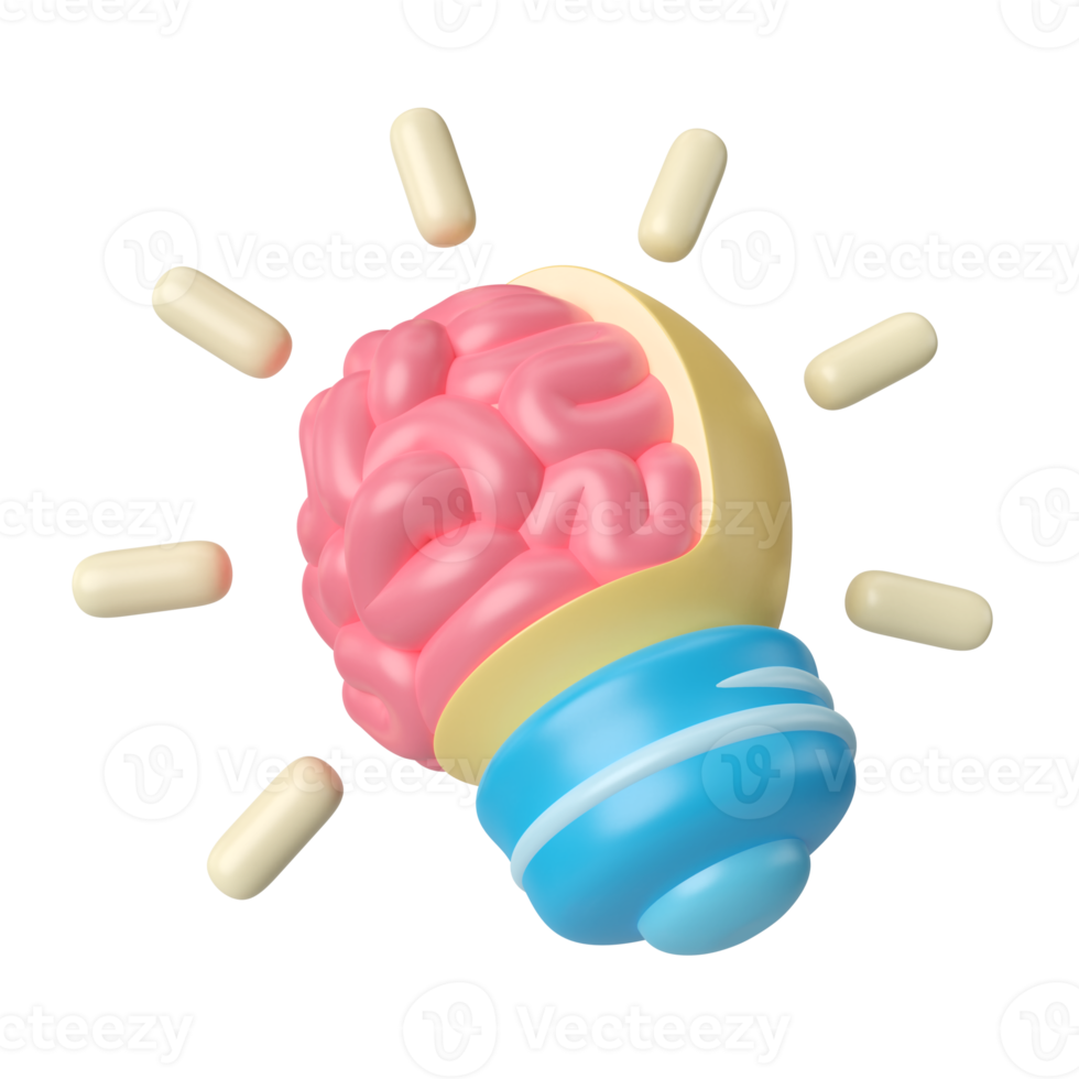 Idea 3D Illustration Icon png