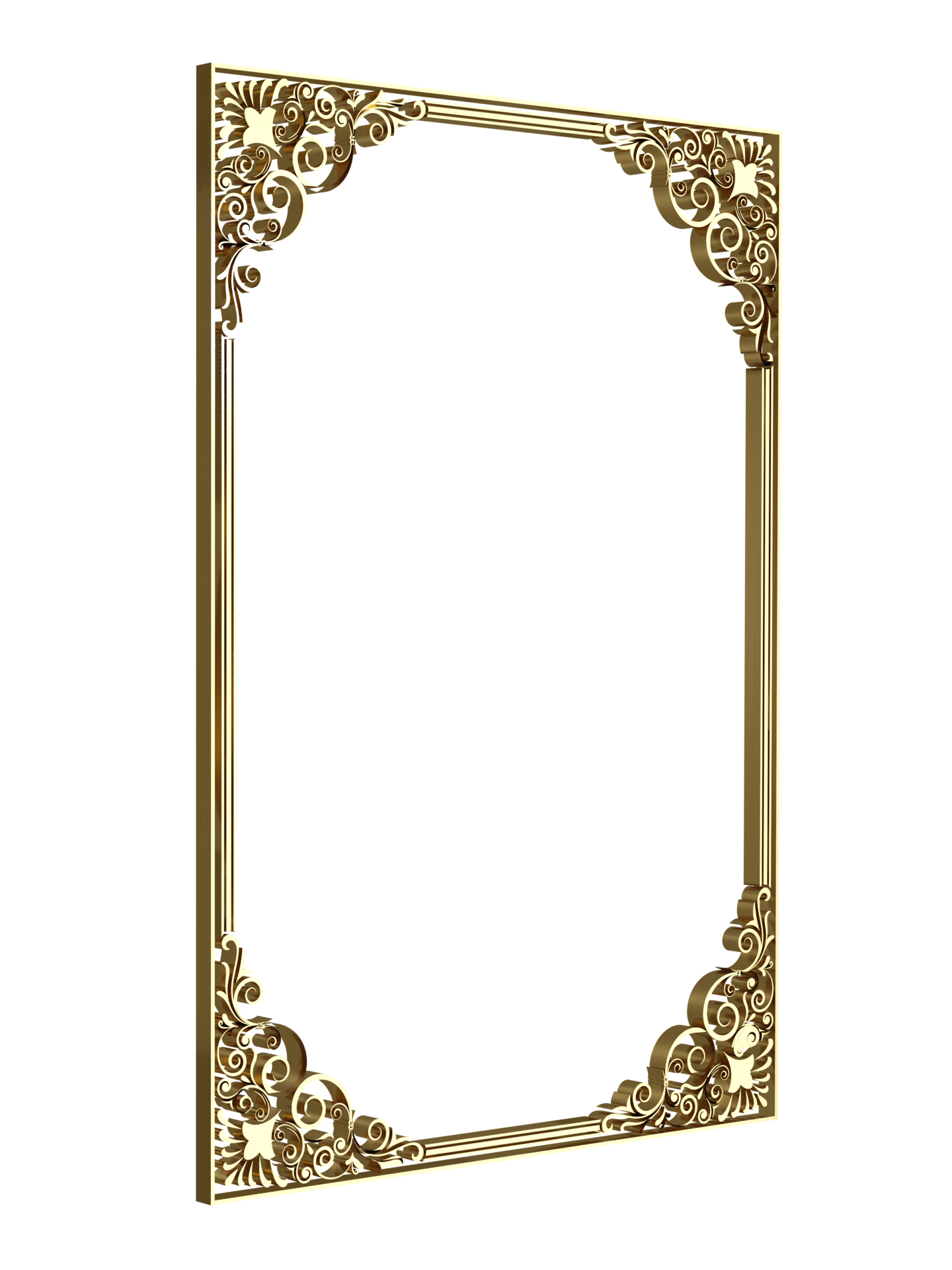 gold decorative frame 15215070 PNG