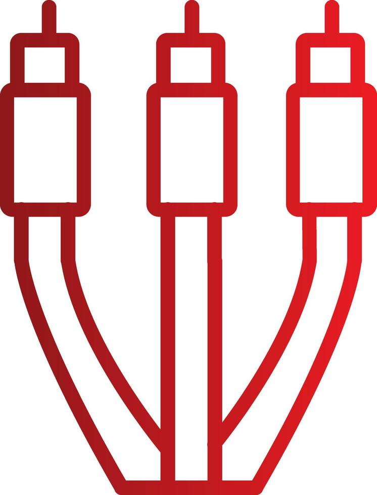 icono de vector de cables