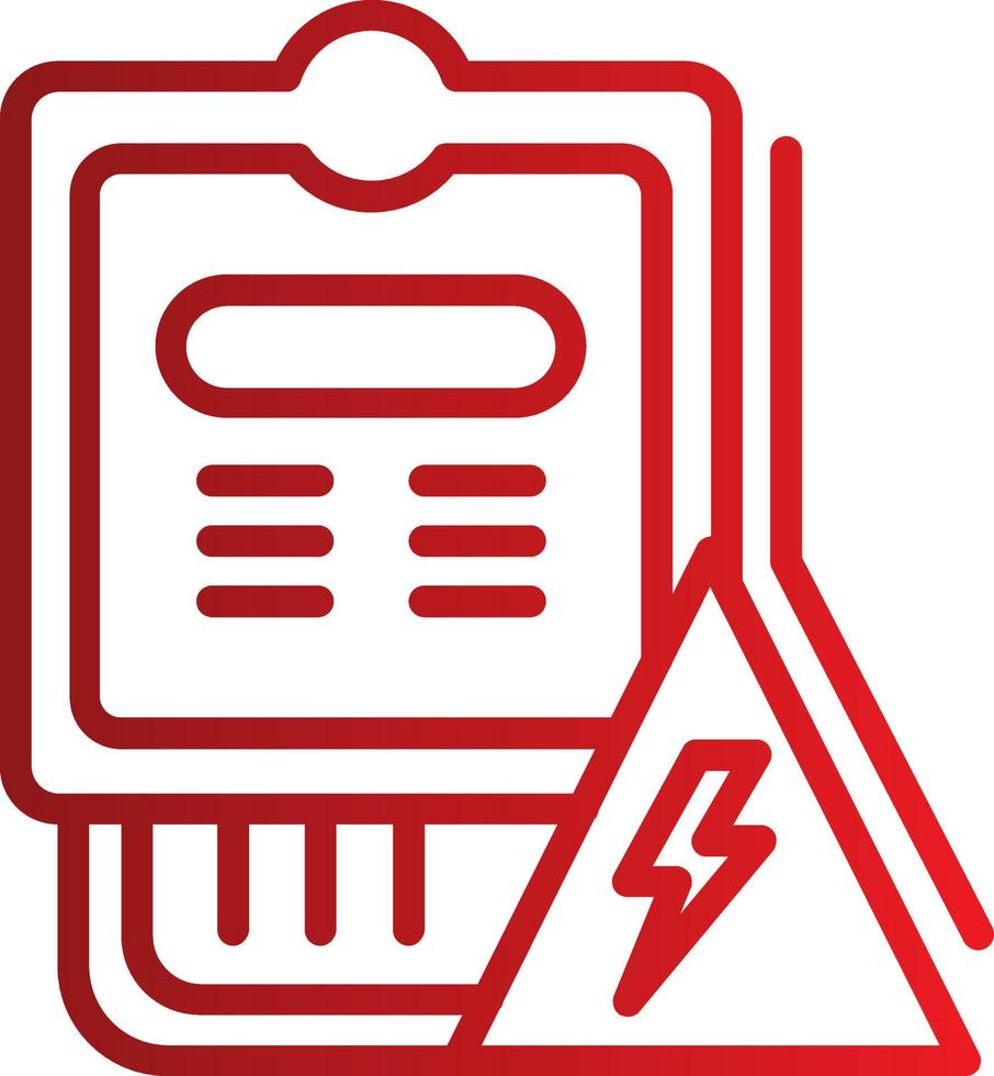 Electric Meter Vector Icon