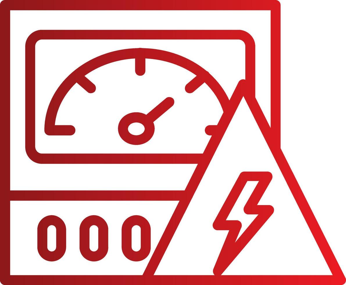 Electric Meter Vector Icon
