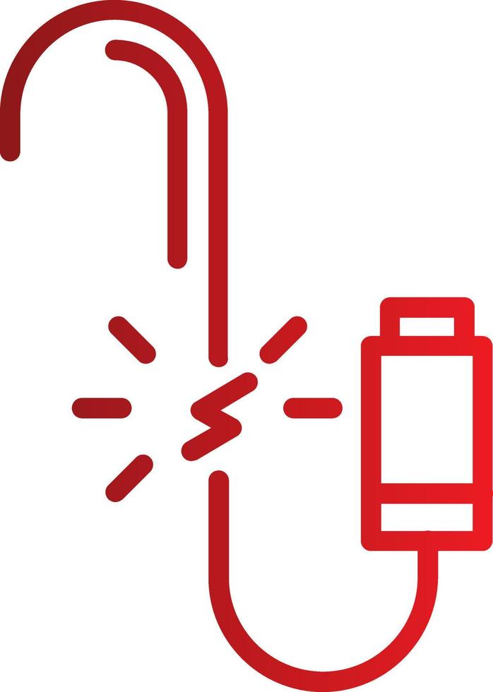Broken Wire Vector Icon