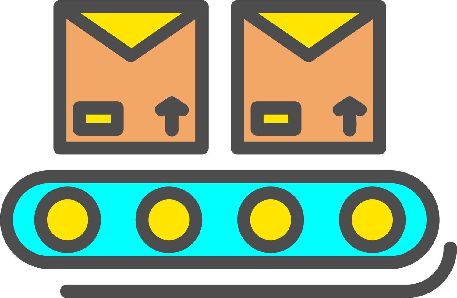 Conveyor Belt Vector Icon