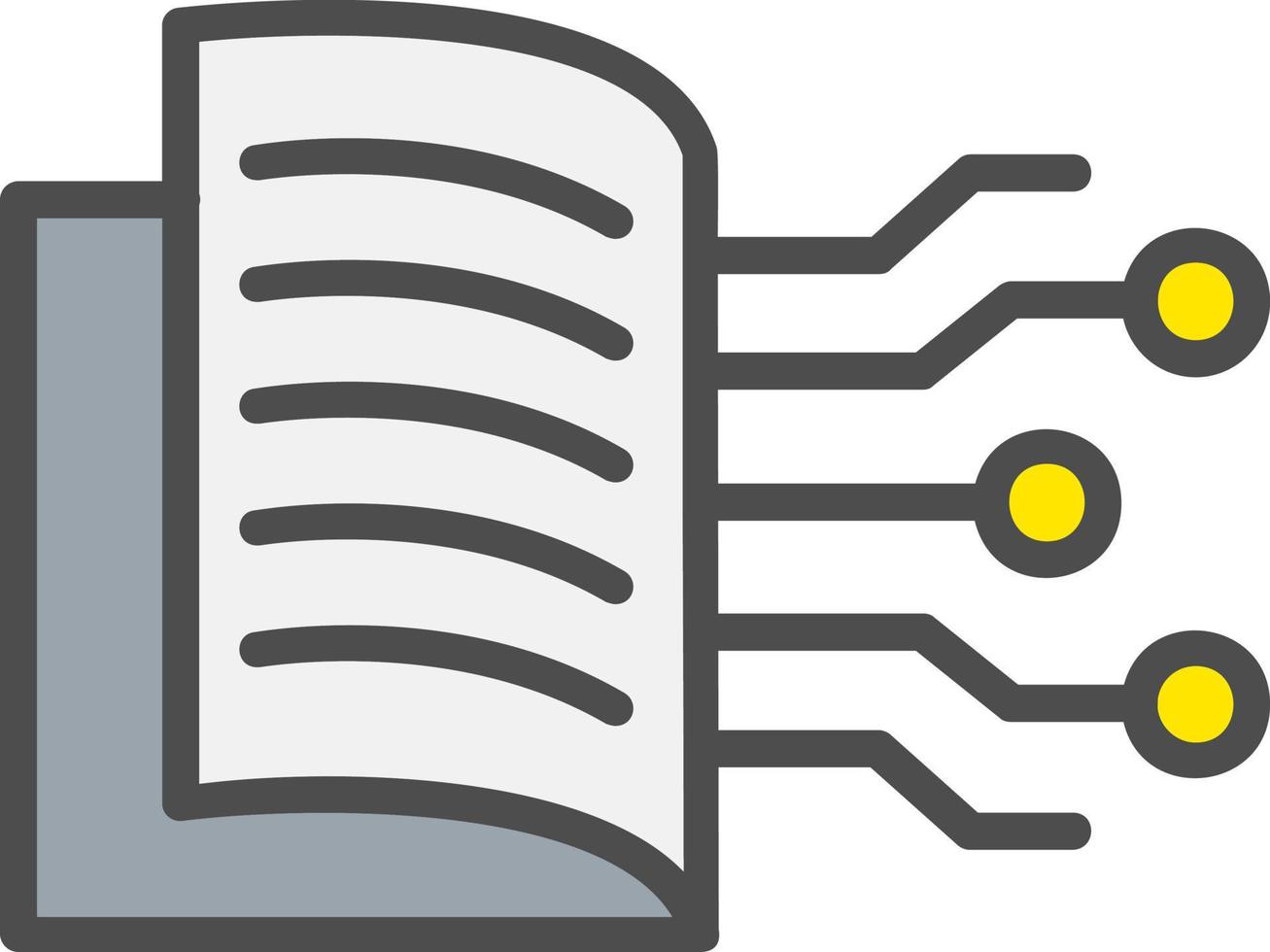 Digital Book Vector Icon