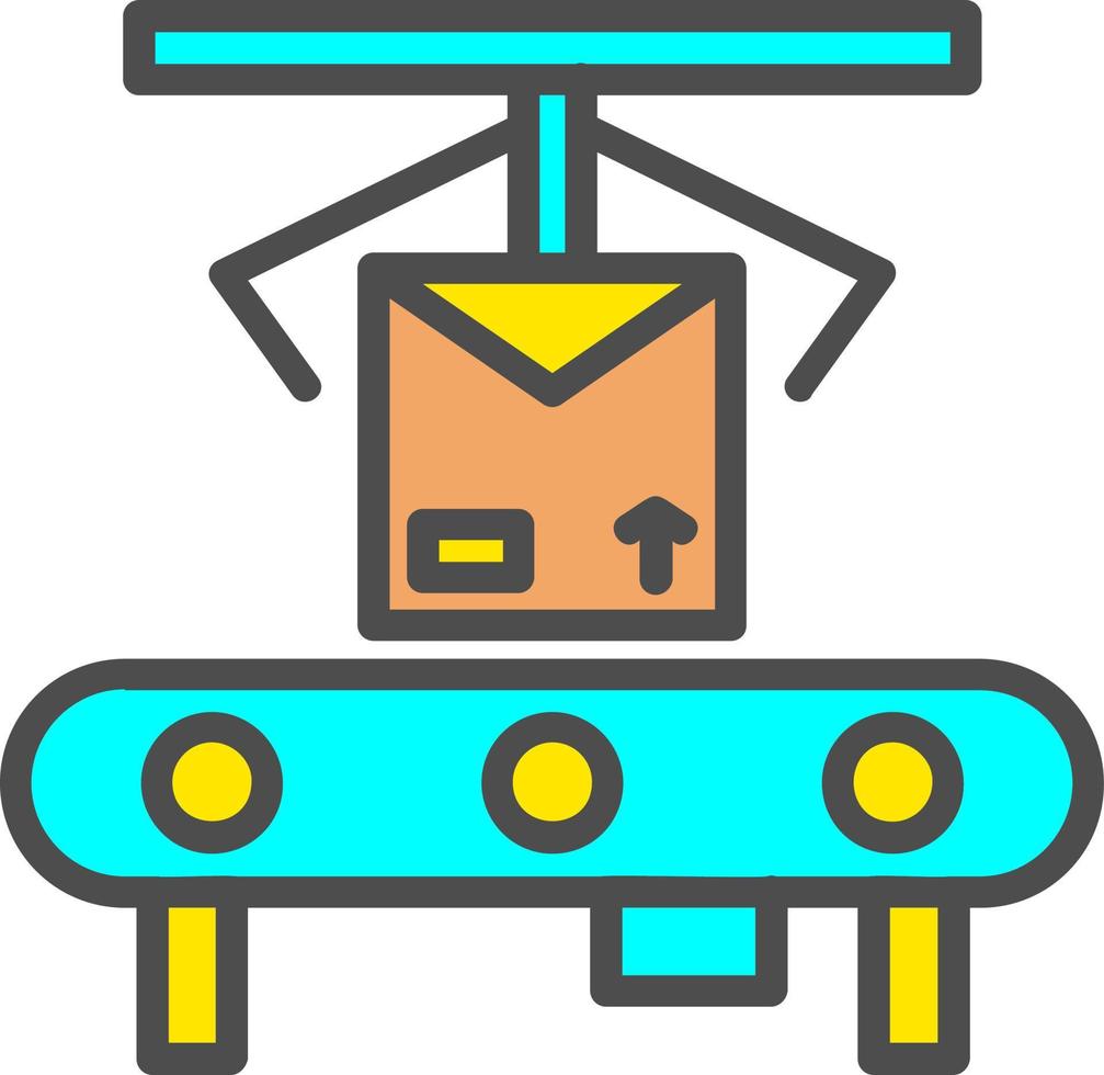 Conveyor Belt Vector Icon