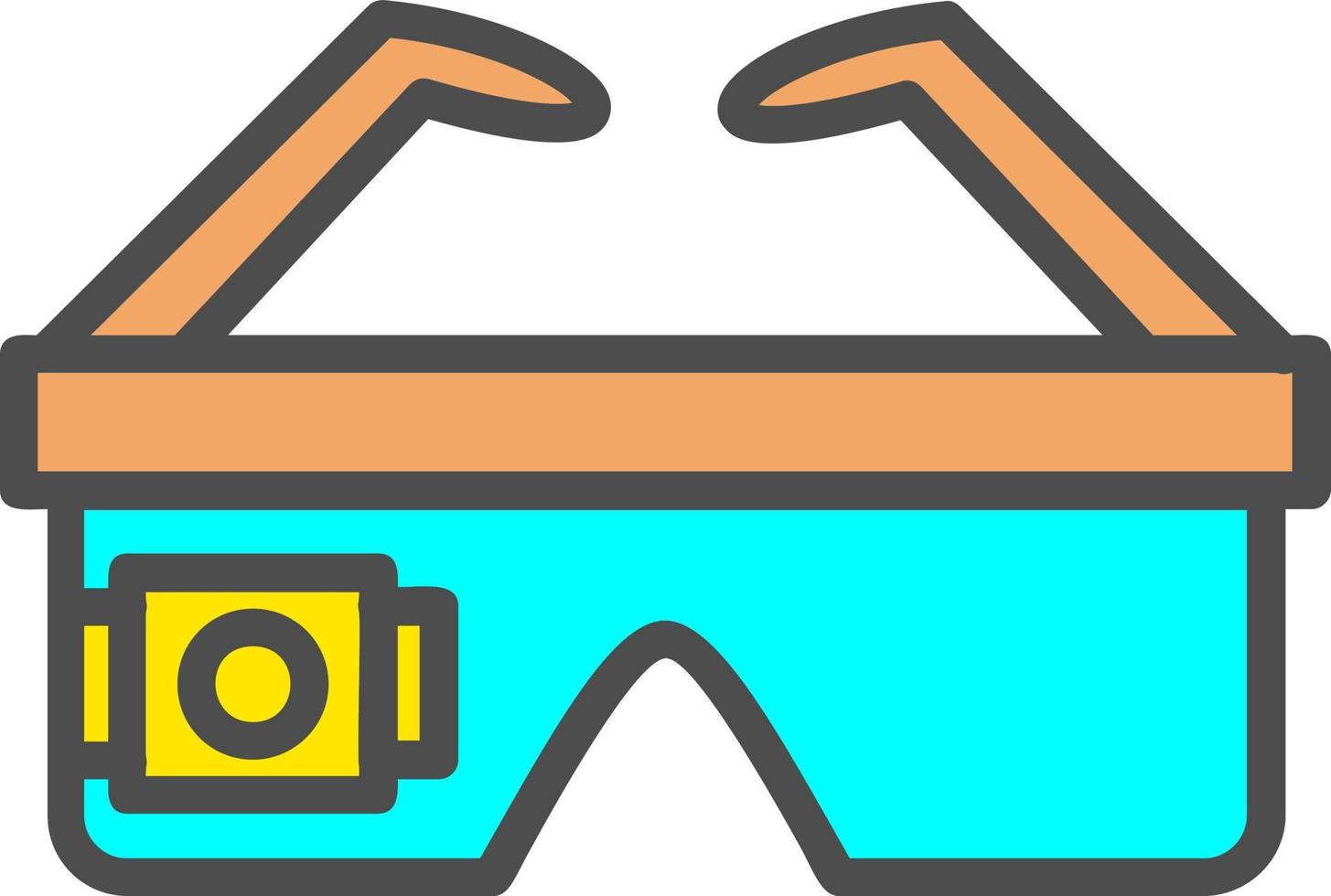 Smart Glasses Vector Icon