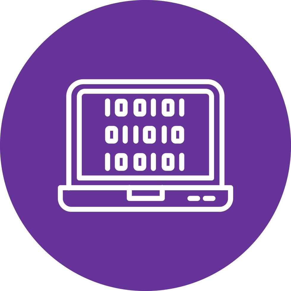 Binary Code Vector Icon