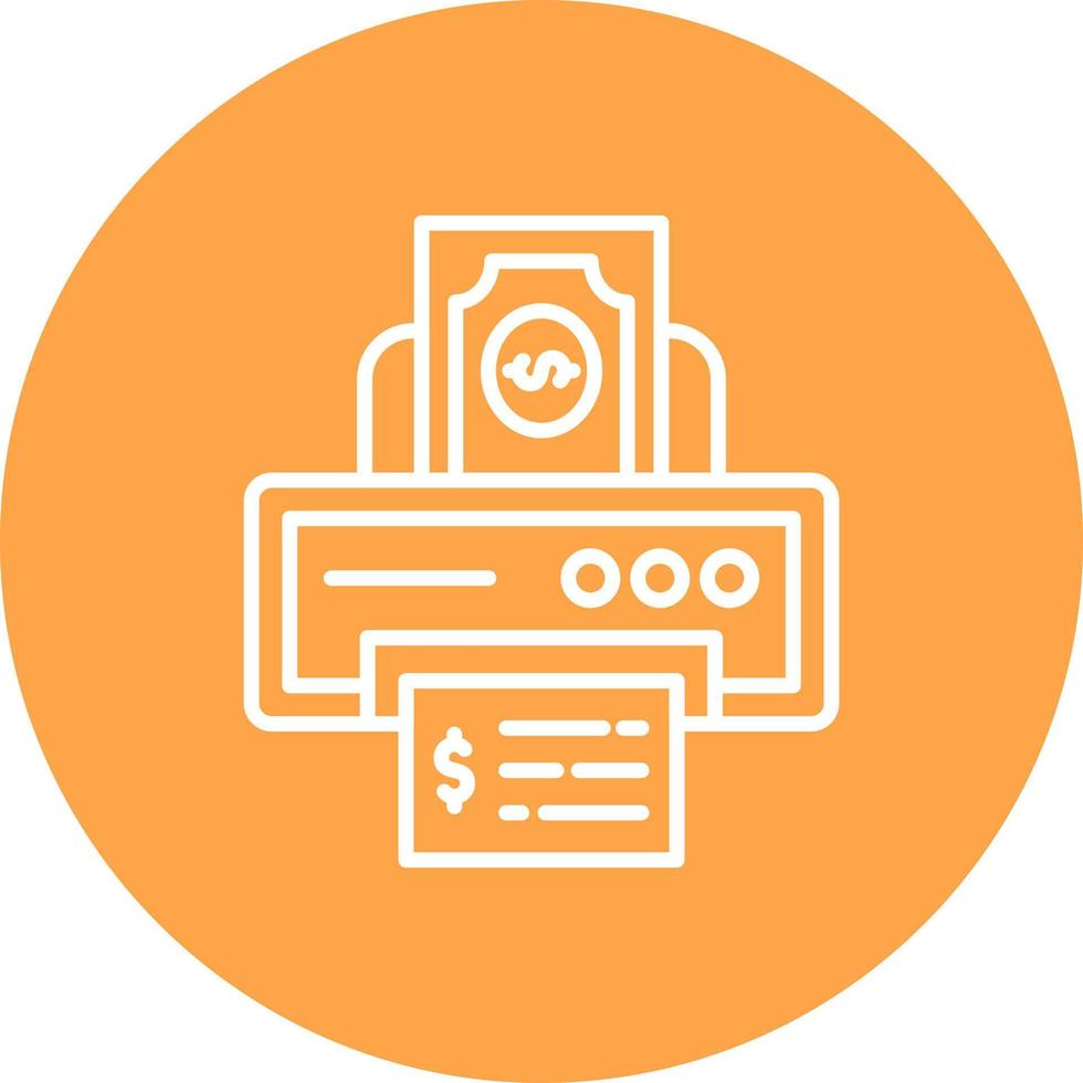 Printer Creative Icon Design vector
