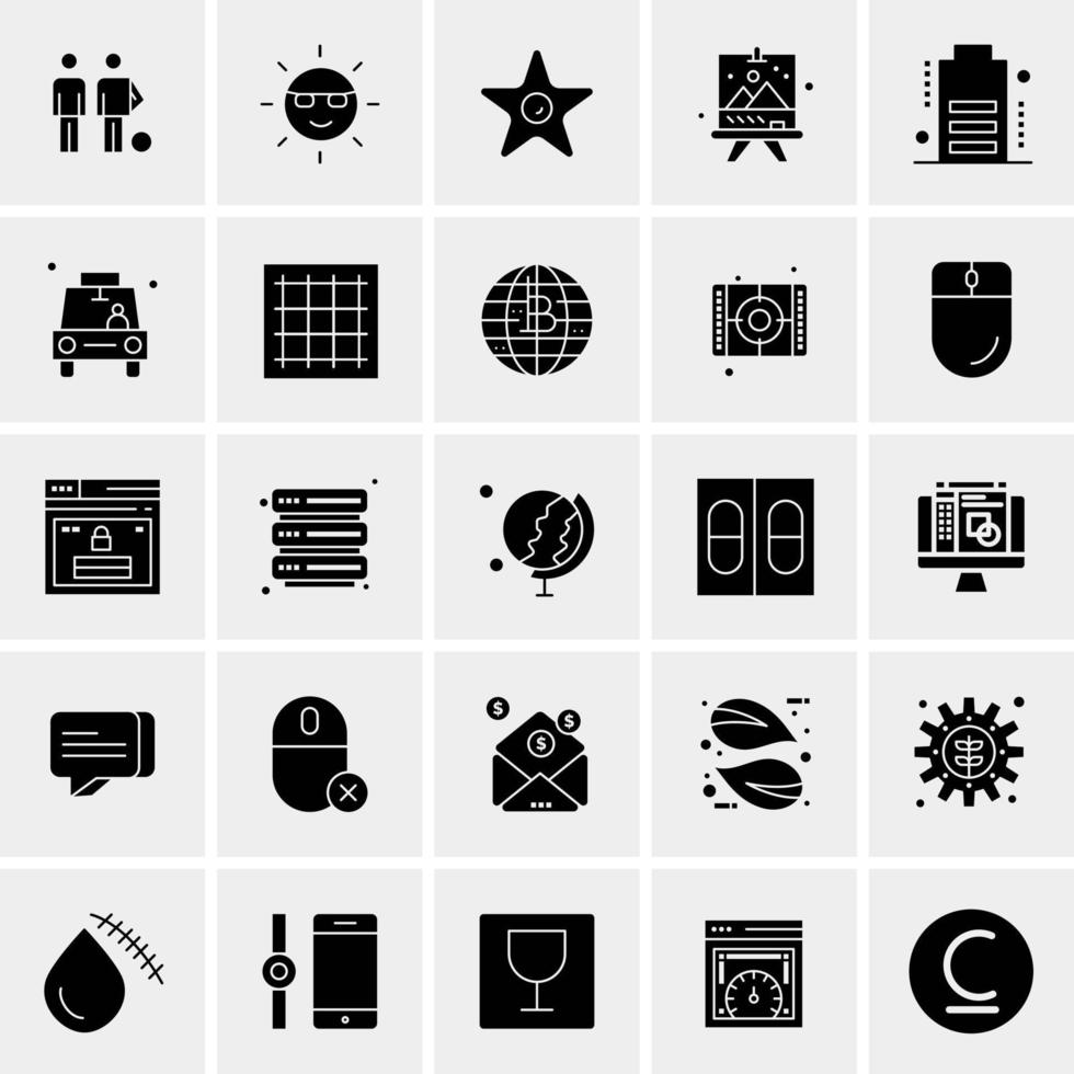 25 Universal Business Icons Vector Creative Icon Illustration to use in web and Mobile Related project