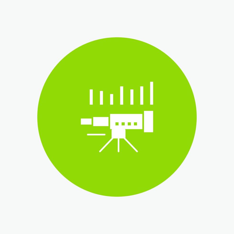 Telescope Business Forecast Forecasting Market Trend Vision vector