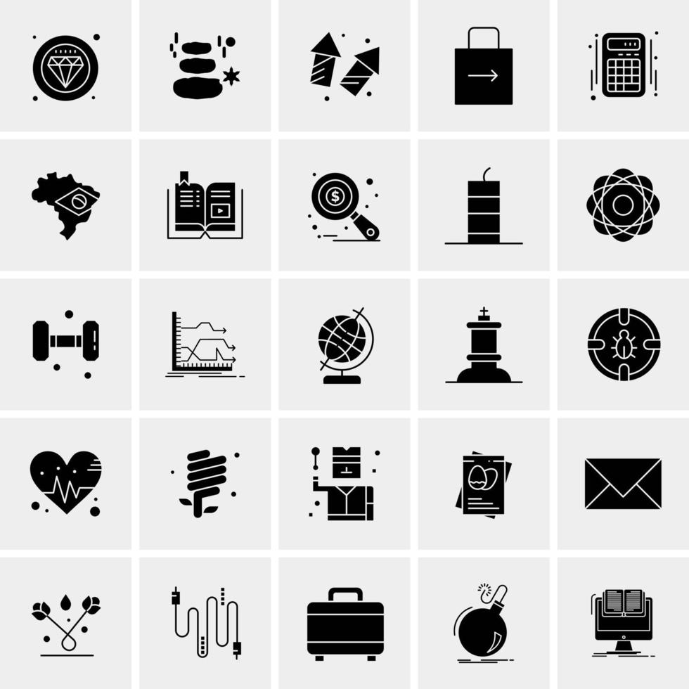 25 Universal Business Icons Vector Creative Icon Illustration to use in web and Mobile Related project