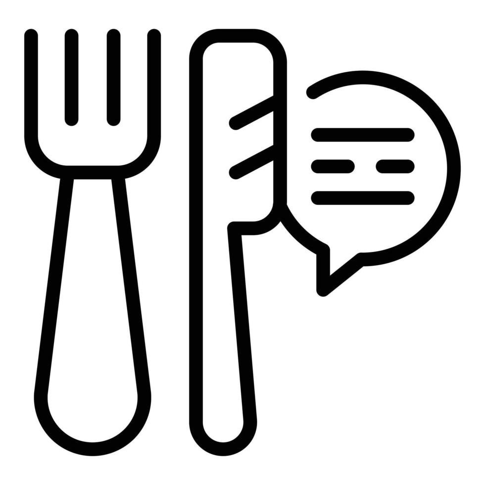 Rating food icon outline vector. Safety inspection vector