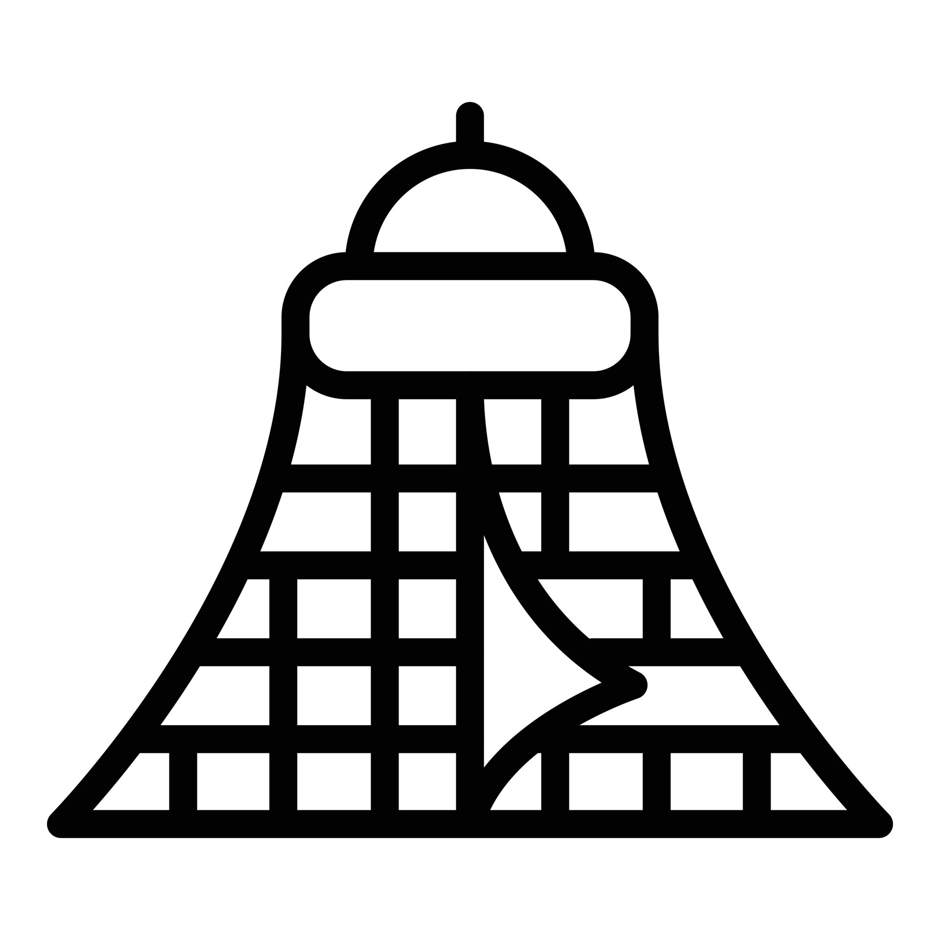 Mosquito net icon outline vector. Pest control 15218601 Vector Art at