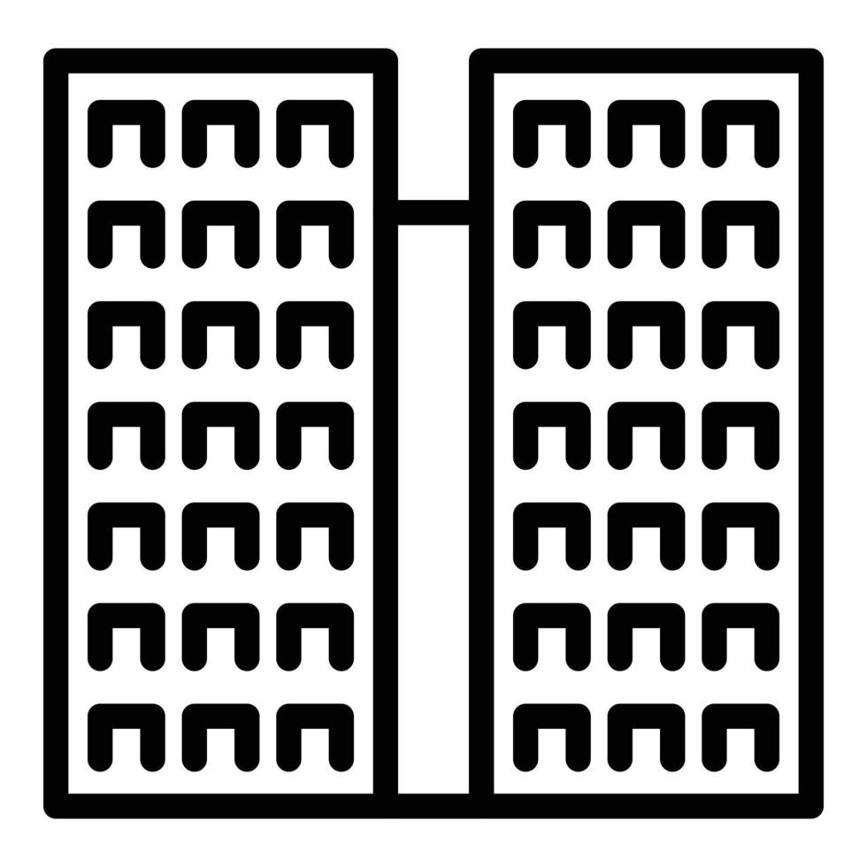 Morocco building icon outline vector. City skyline vector