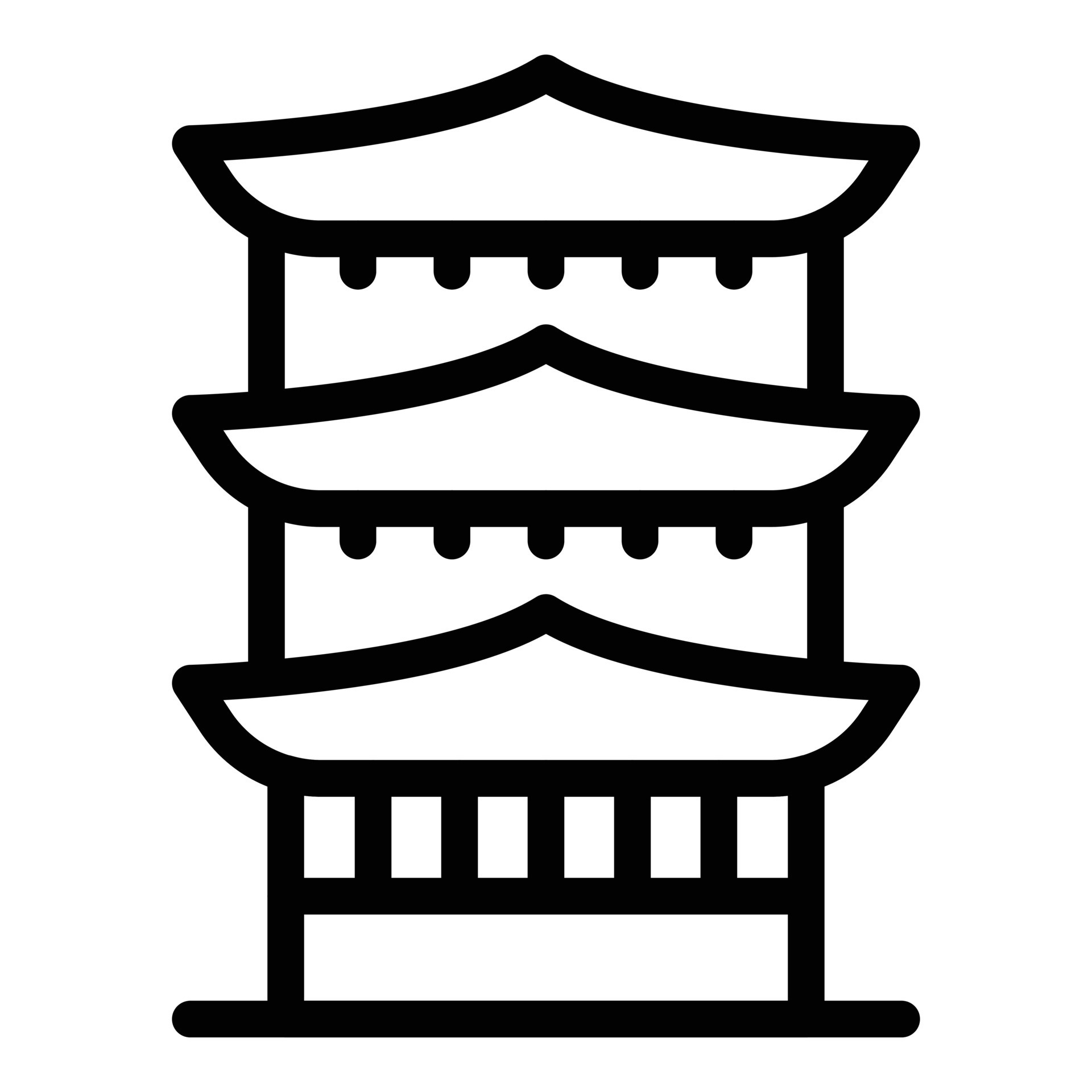 New pagoda icon outline vector. Japan kyoto 15218753 Vector Art at Vecteezy