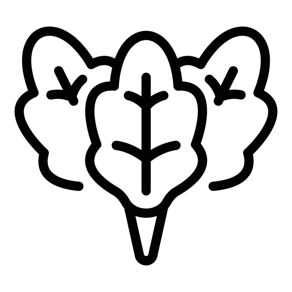 Eco free leaf icon outline vector. Vegan diet vector