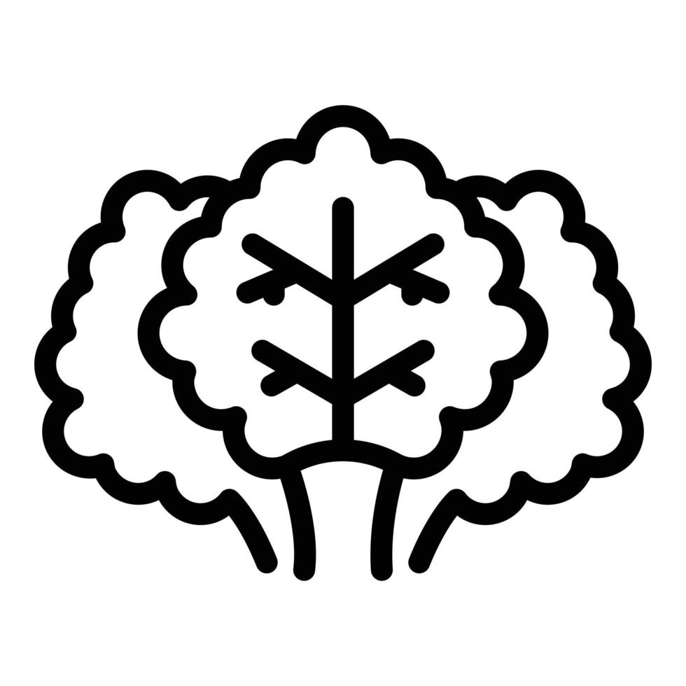 Vegan leaf icon outline vector. Healthy food vector