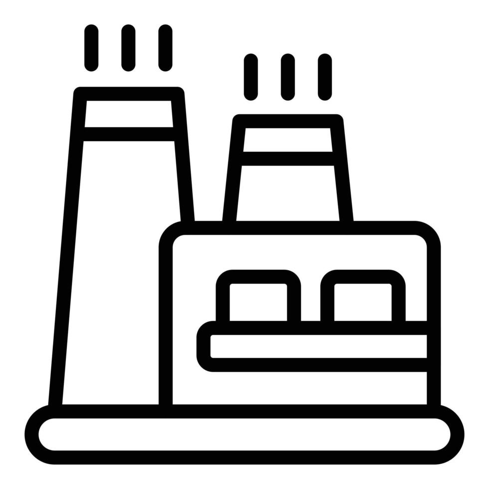 Gold mine factory icon outline vector. Cart miner vector