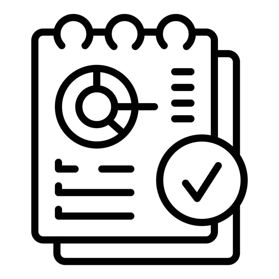 Value service icon outline vector. Business plan vector