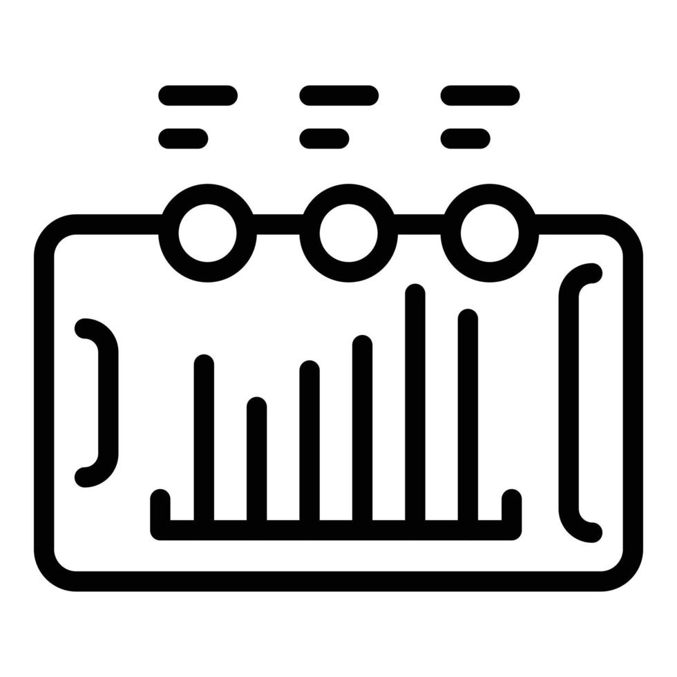 Smartphone income icon outline vector. Passive money vector