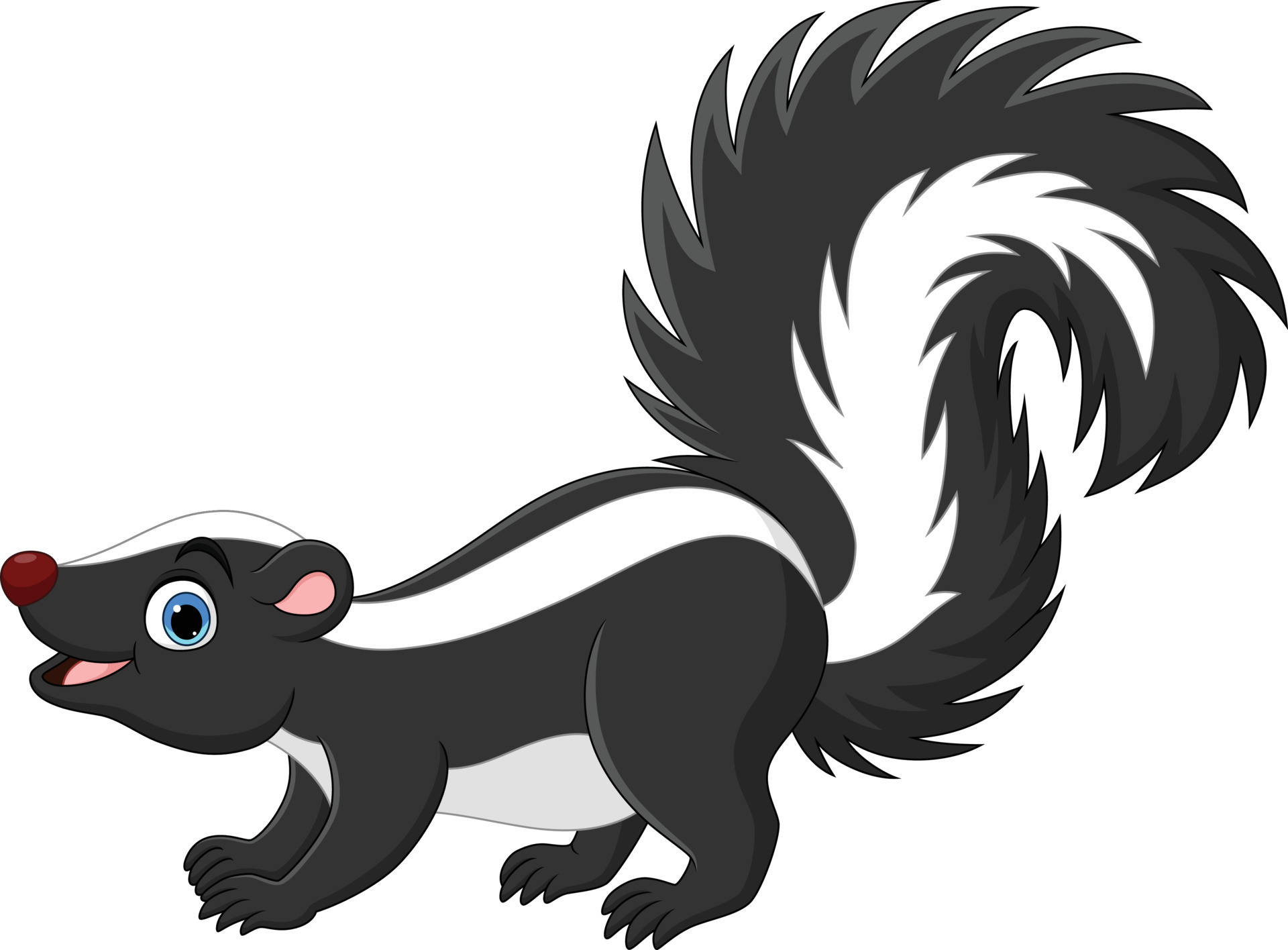 Free Skunk Clipart