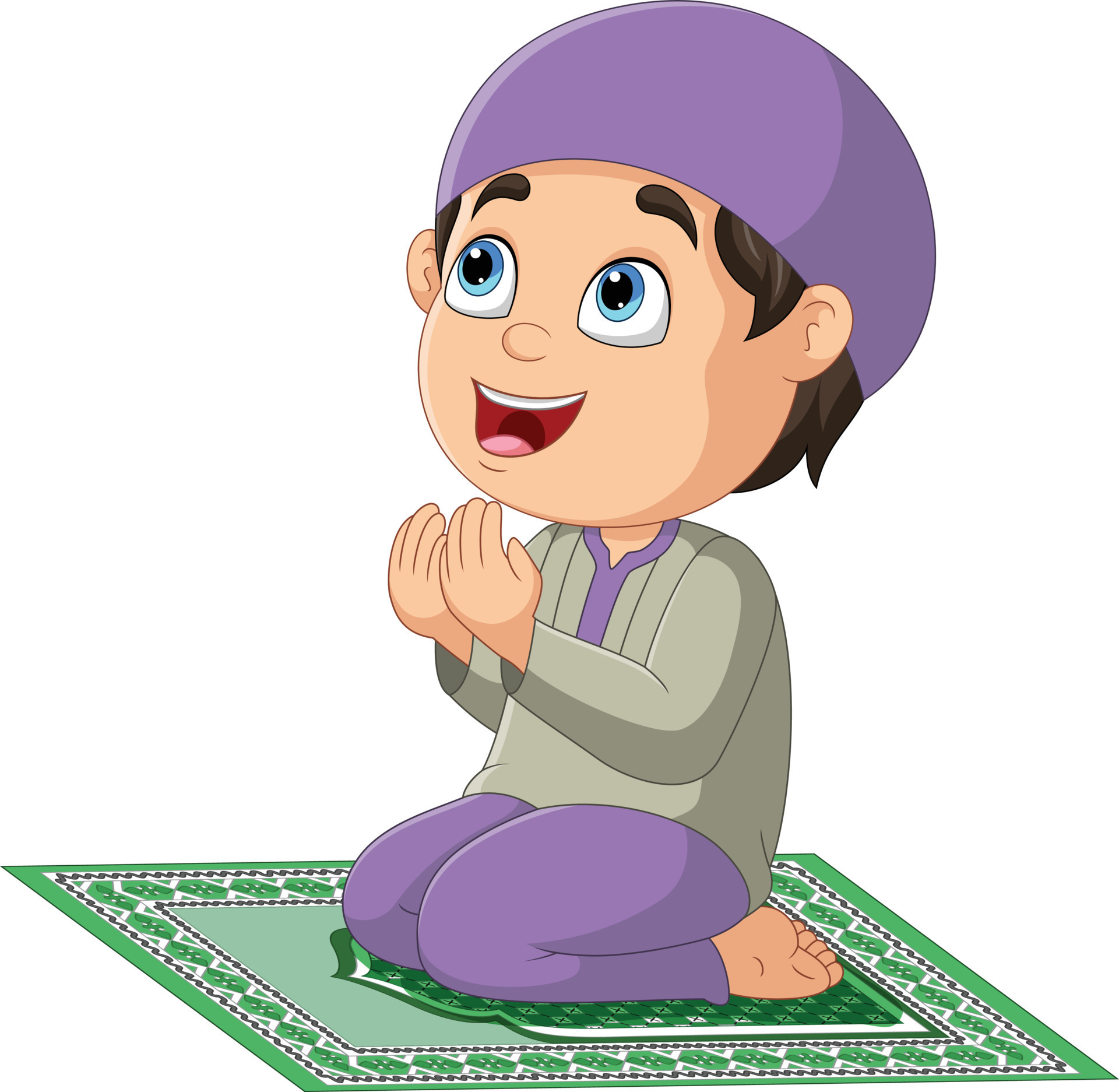 muslim pray clipart