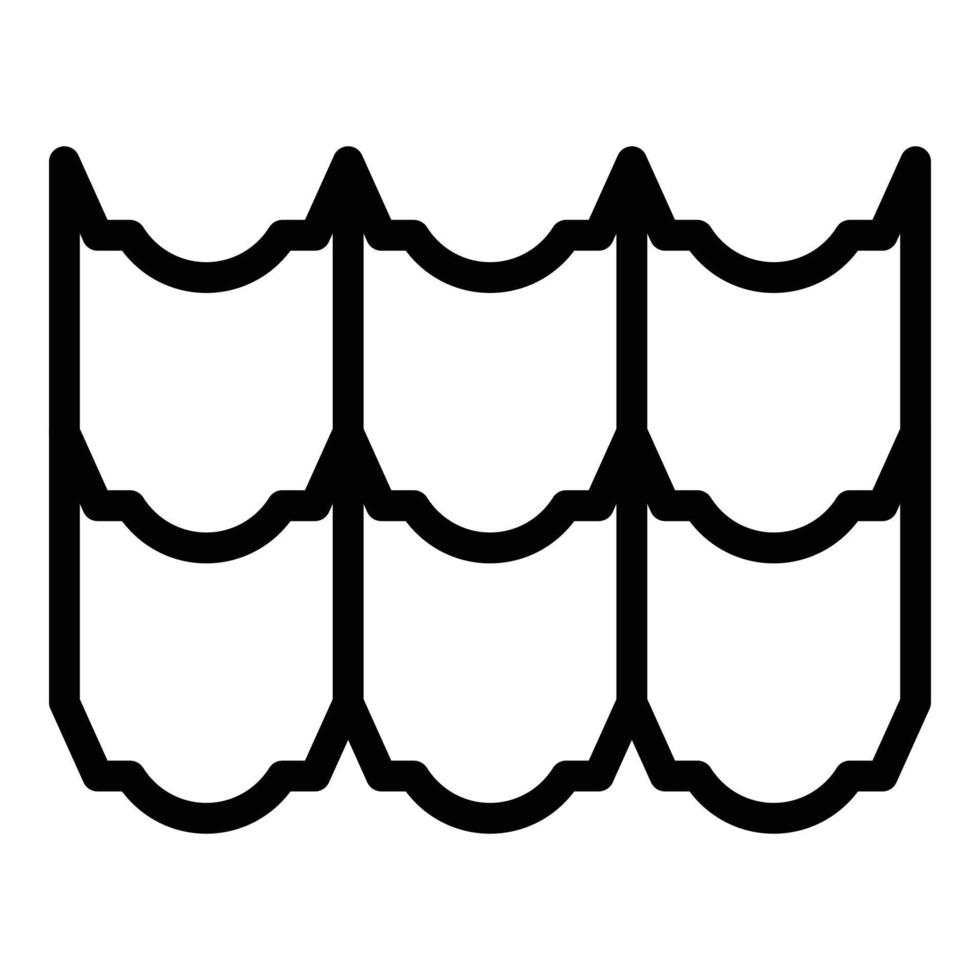 Roof repair icon outline vector. House renovation vector