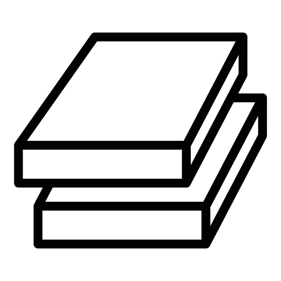 Wood element icon outline vector. Work factory vector