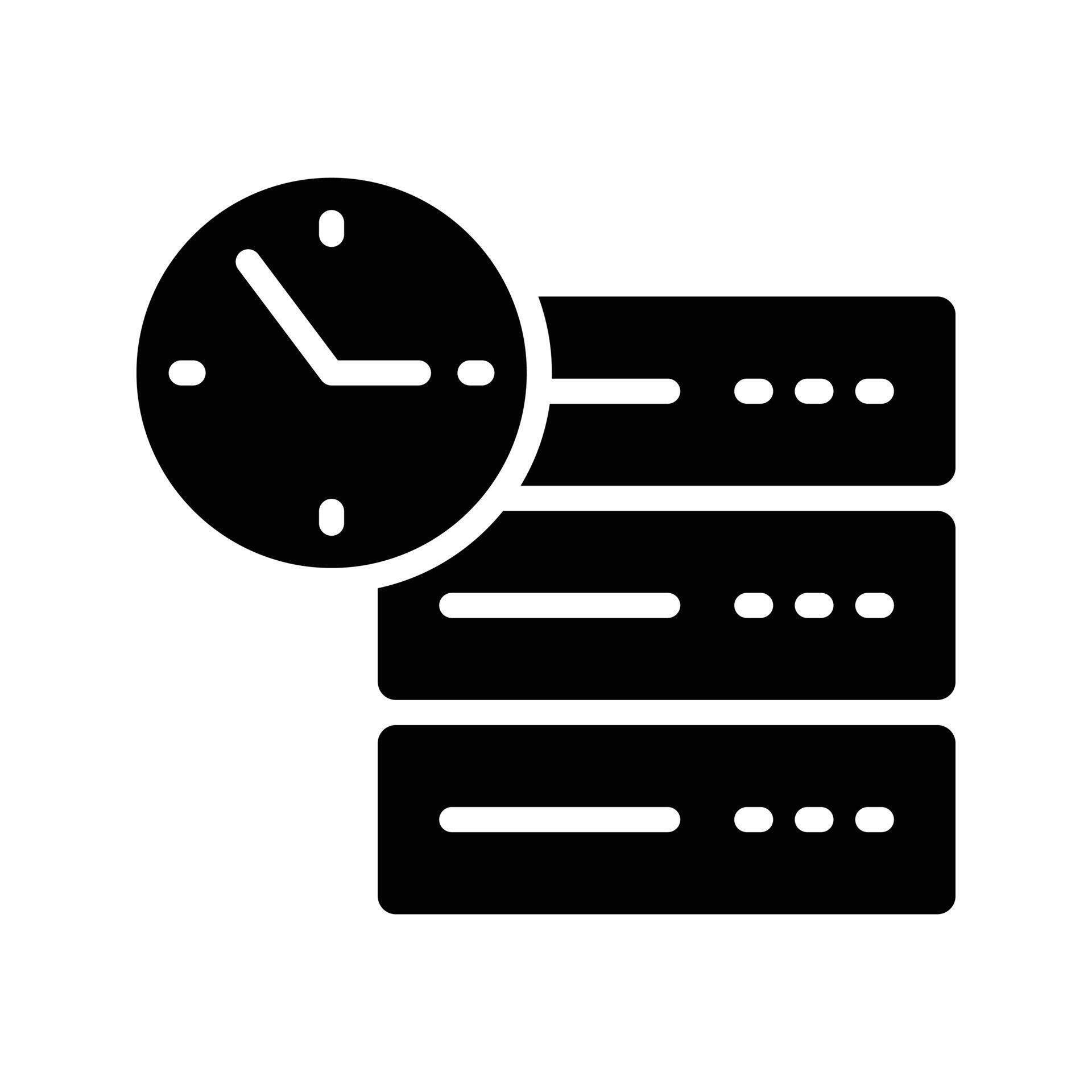 database time vector illustration on a background.Premium quality
