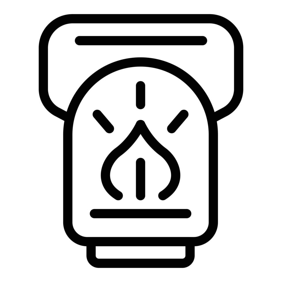Trip lamp icon outline vector. Rv furniture vector