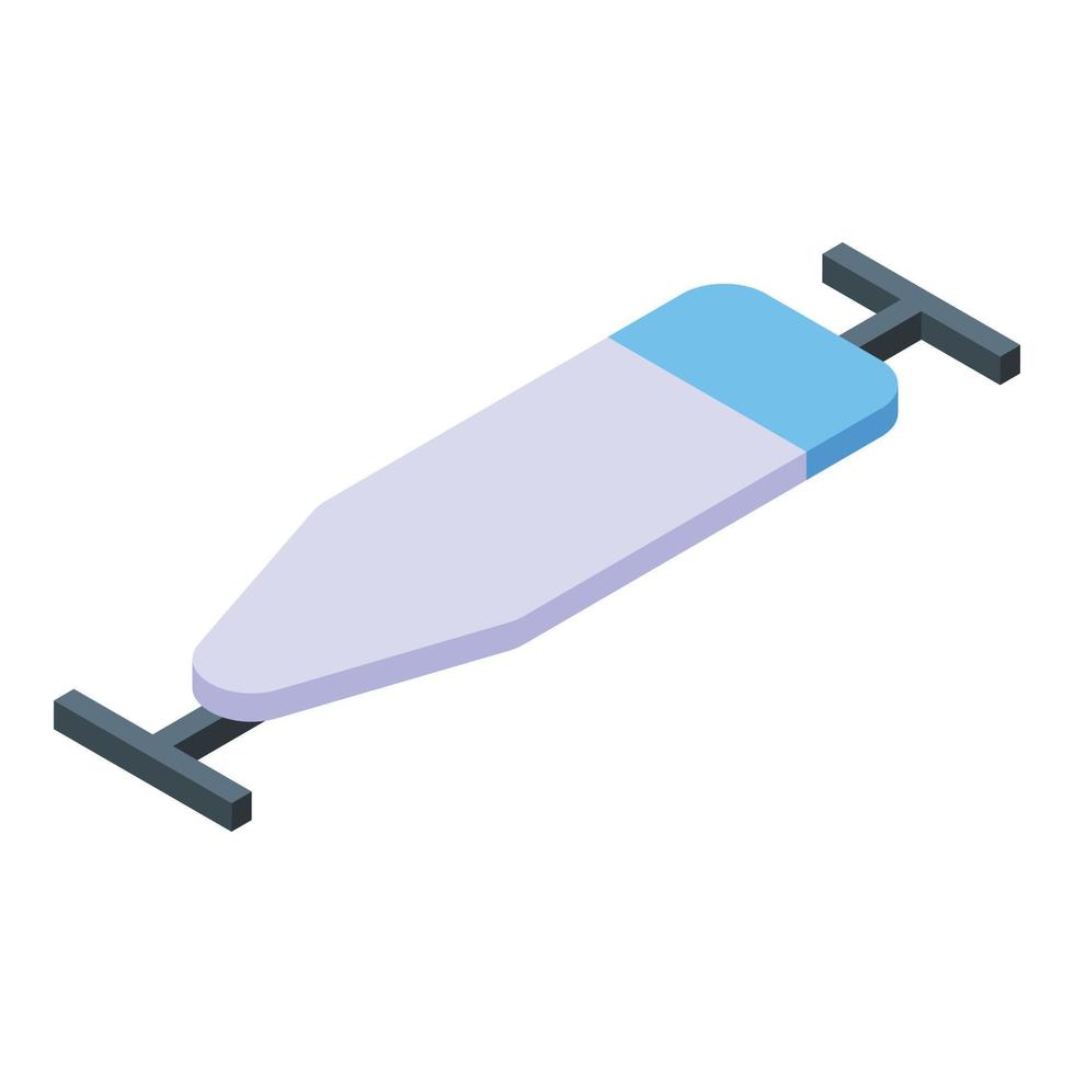 Portable ironing board icon isometric vector. Electric iron vector