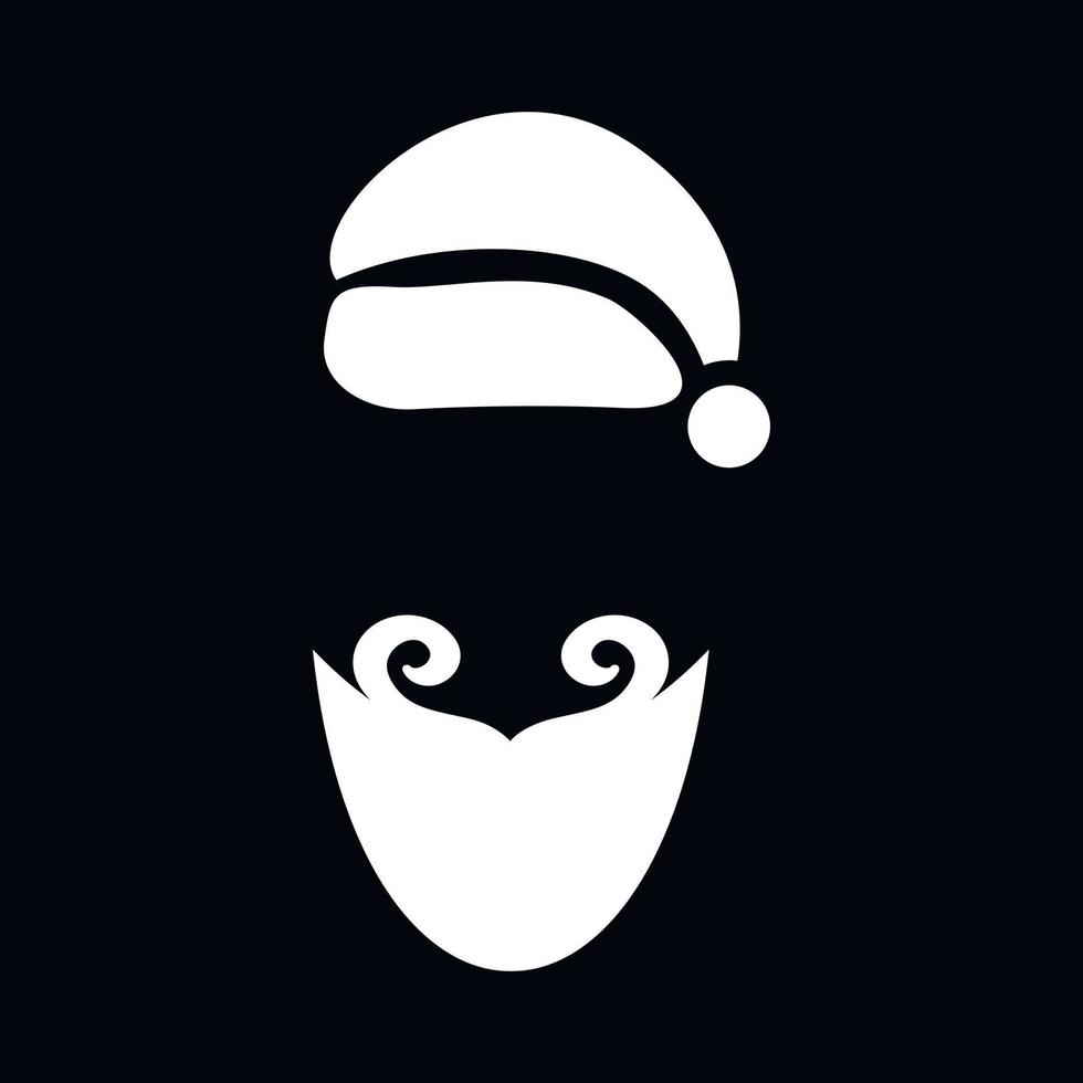 icono de disfraz de diciembre, estilo simple vector