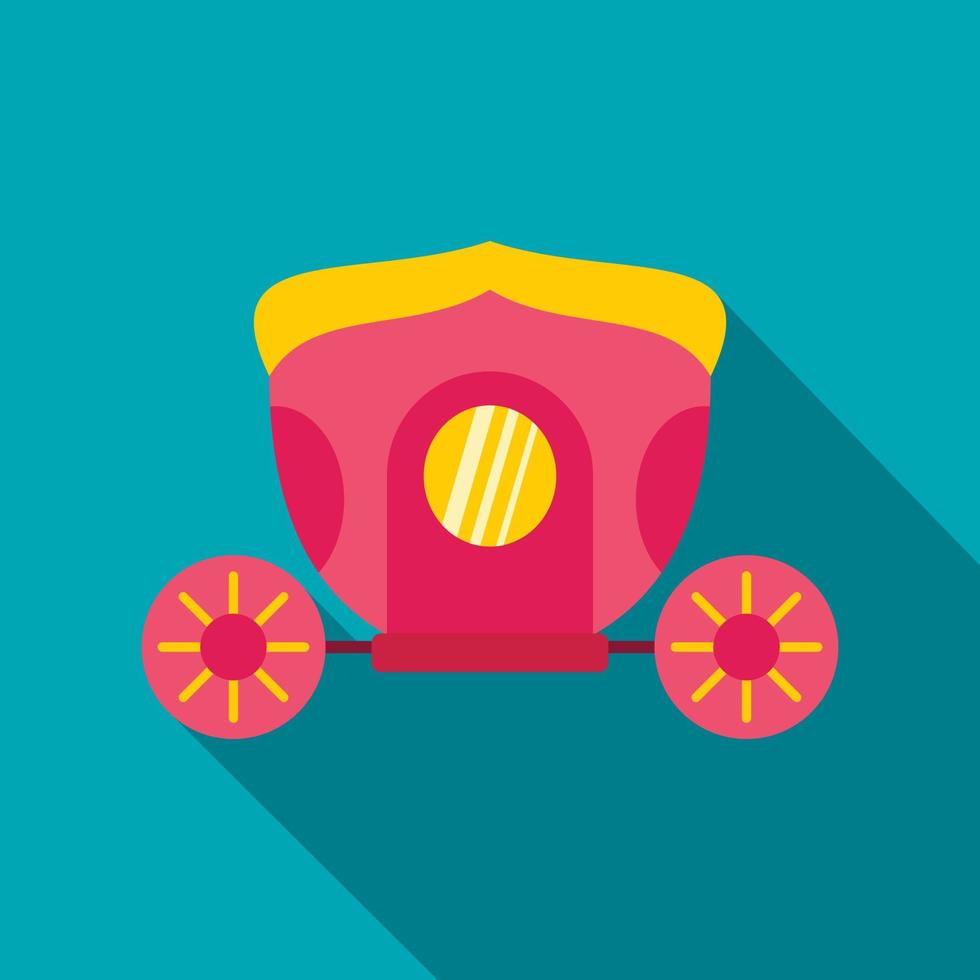 Brougham icon, flat style vector