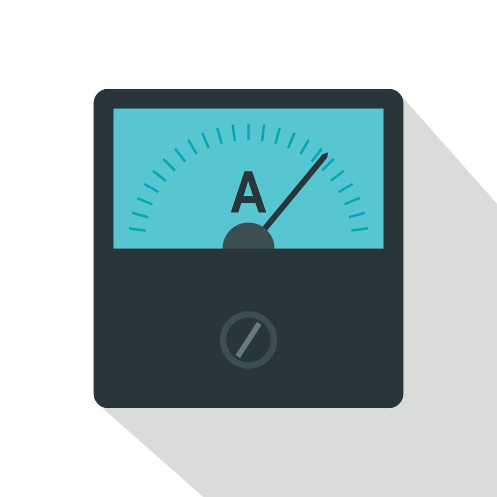 Gauge element icon, flat style vector