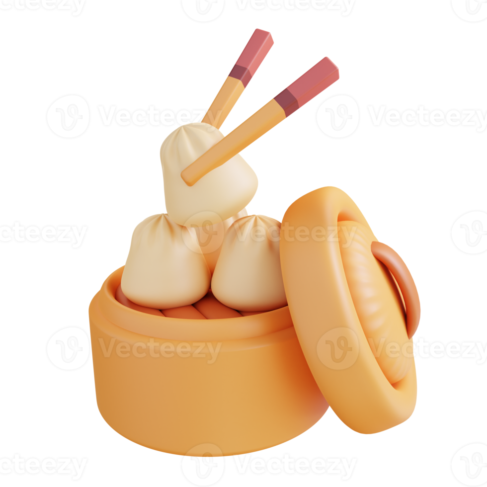 3D illustration dimsum png