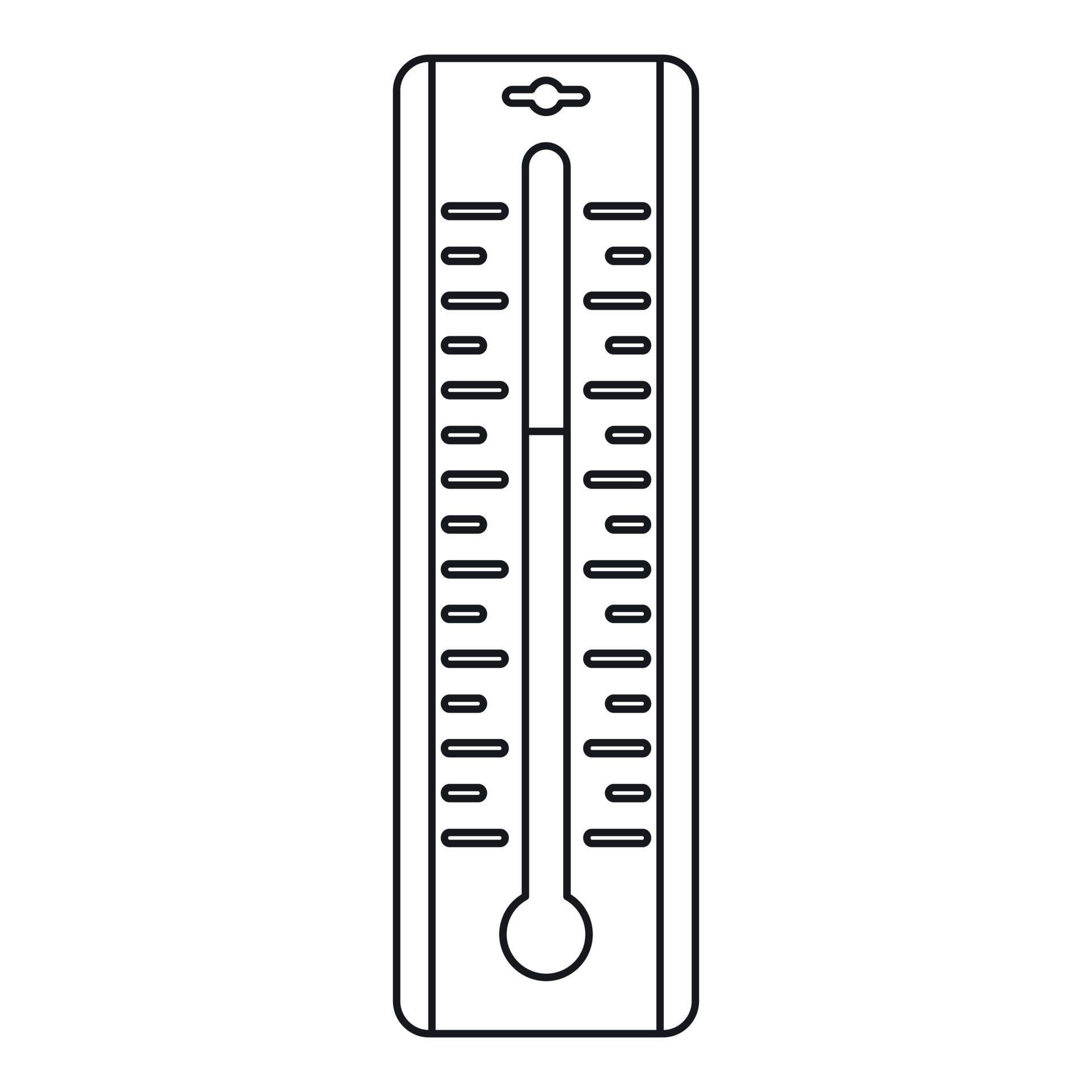 Thermometer icon, outline style 15222095 Vector Art at Vecteezy