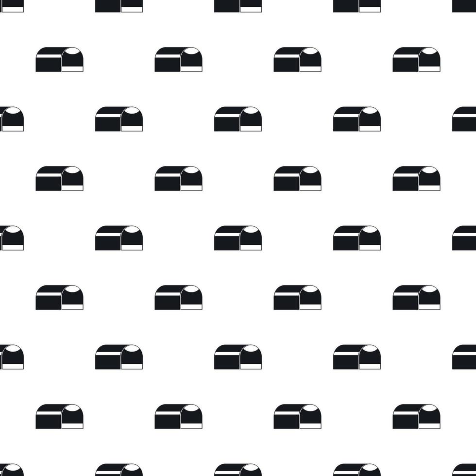 Booth for dog pattern, simple style vector