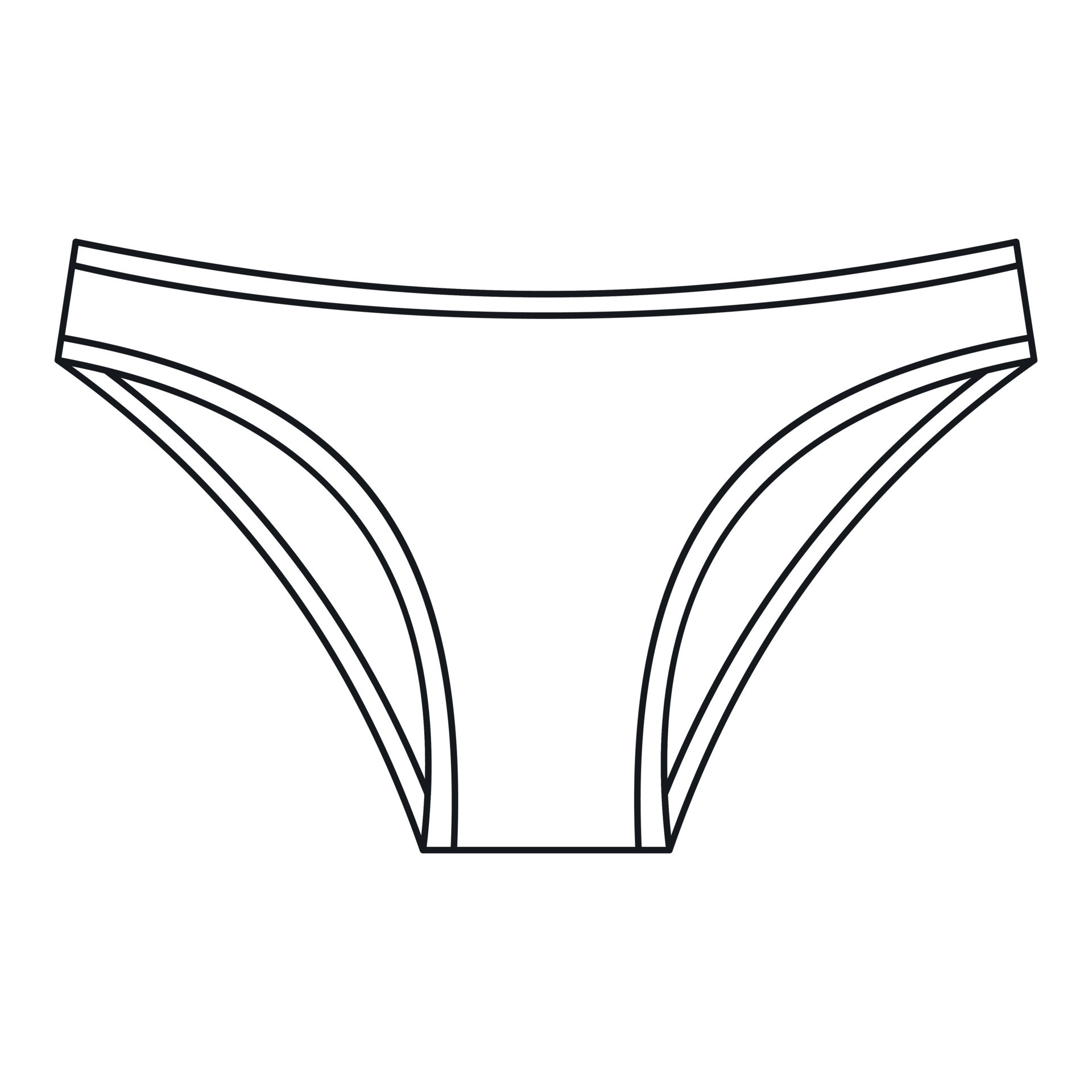 Female panties icon, outline style 15222147 Vector Art at Vecteezy