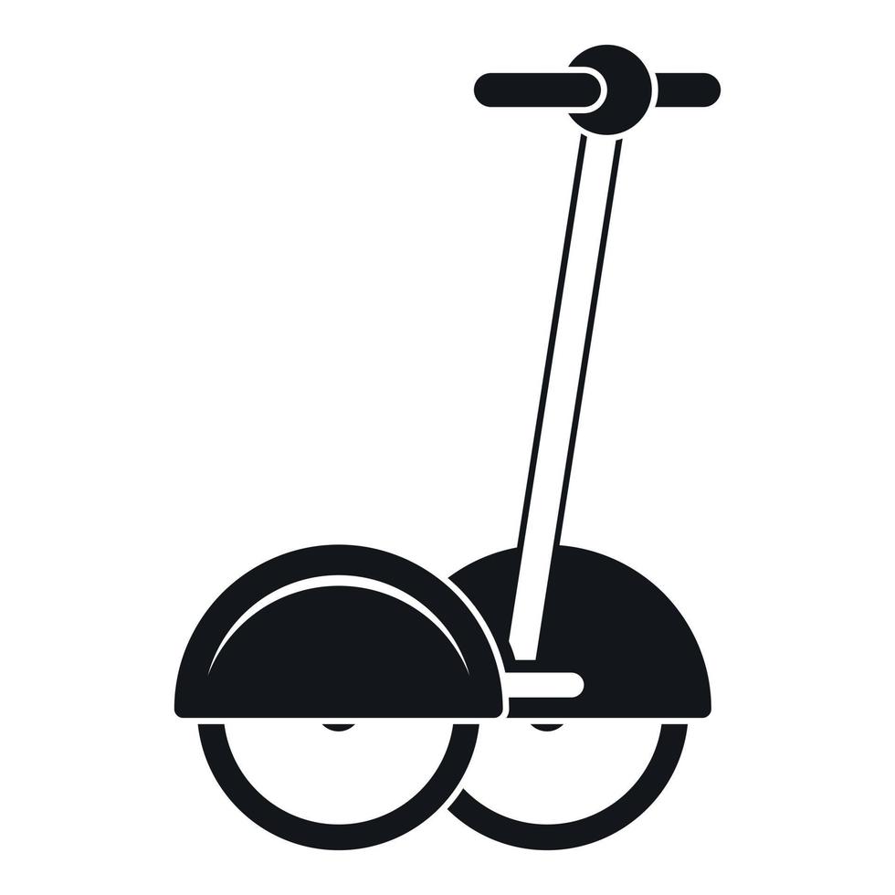 Alternative transport vehicle icon, simple style vector