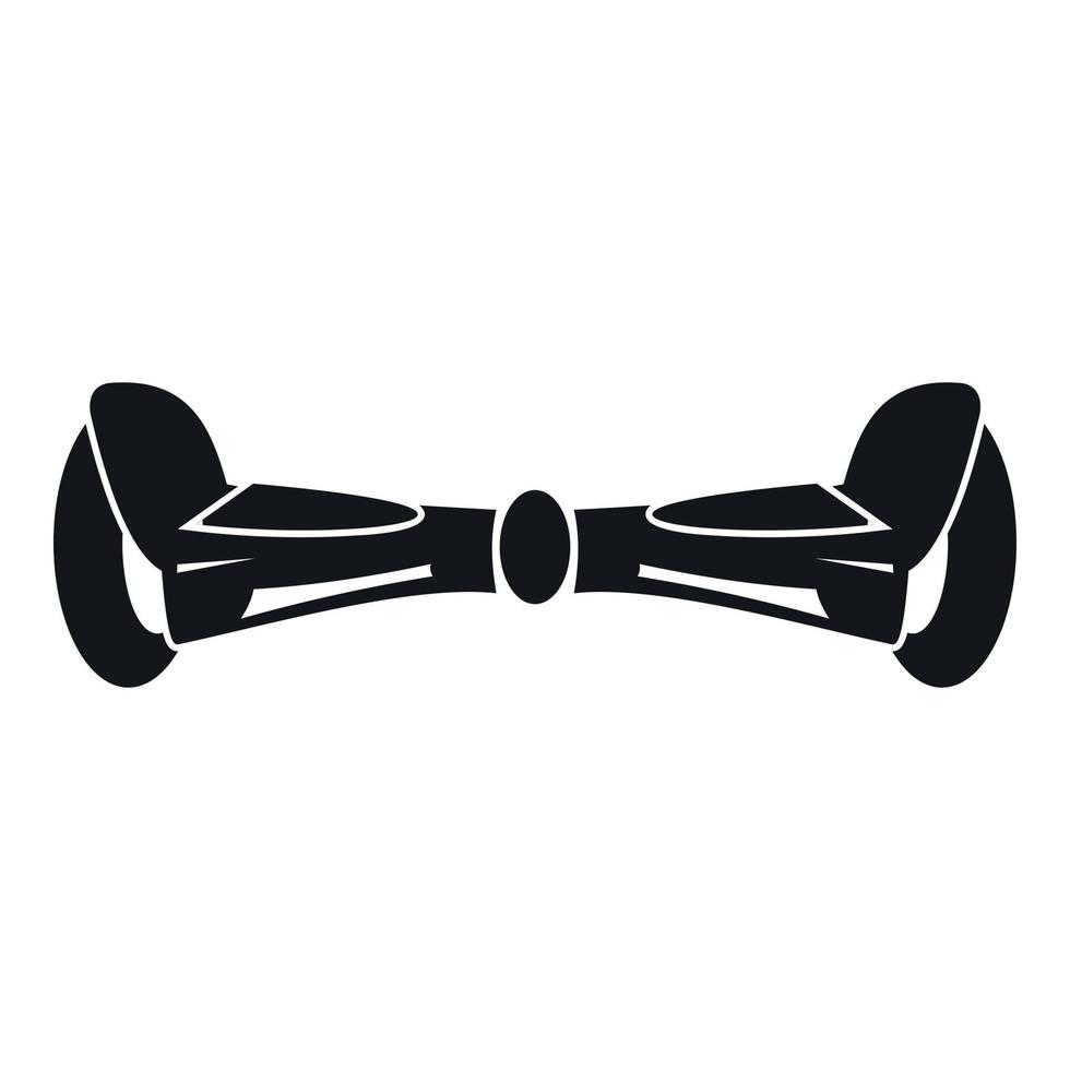 Hoverboard icon, simple style vector