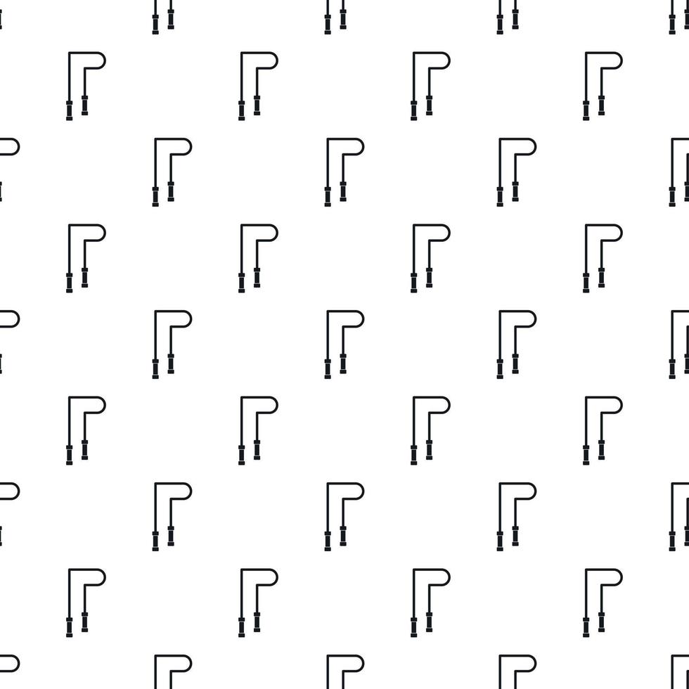 Skipping rope pattern, simple style vector