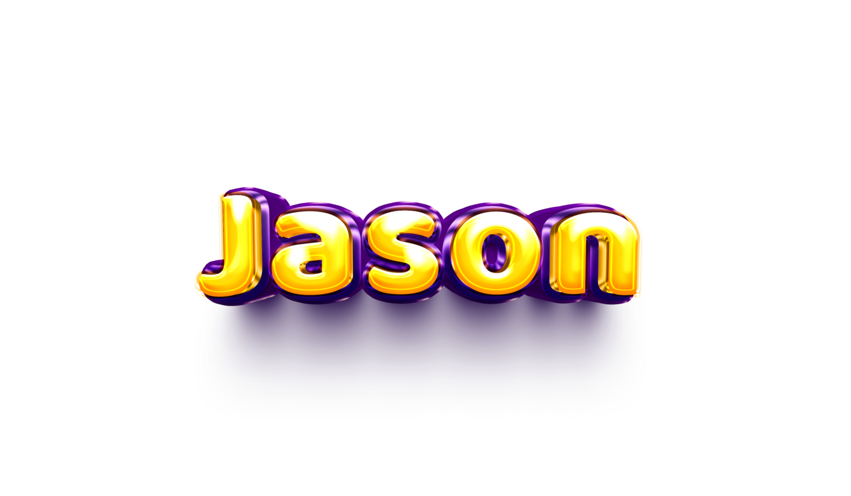 namen von jungen englisch heliumballon glänzend feier aufkleber 3d aufgeblasen jason png